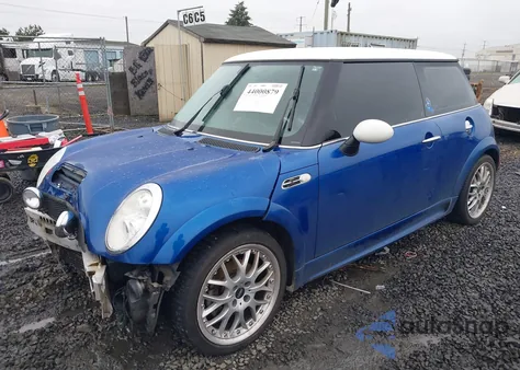 2005 Mini Cooper S z USA, uszkodzony, nr VIN WMWRE33445TD90454